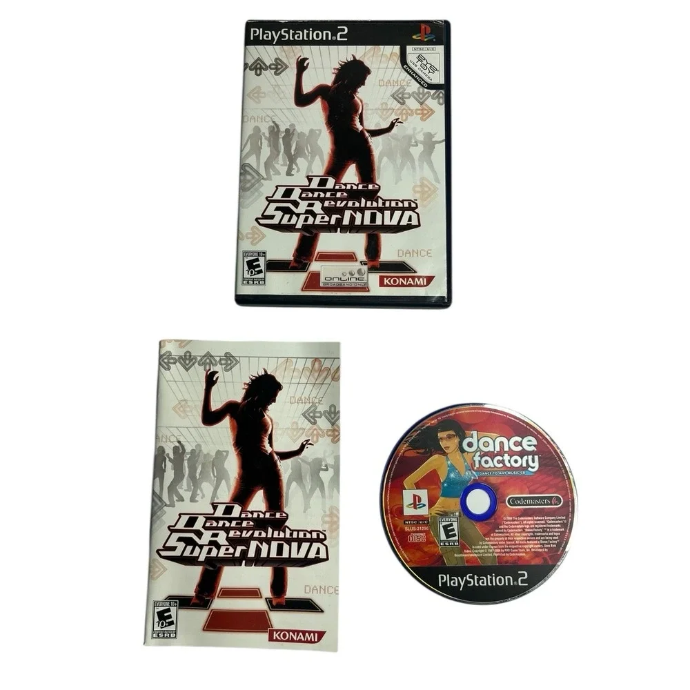 PlayStation 2 PS2 Thrillville Namcomuseum Tennis NBA 2K7 Dance Bundle Lot 6